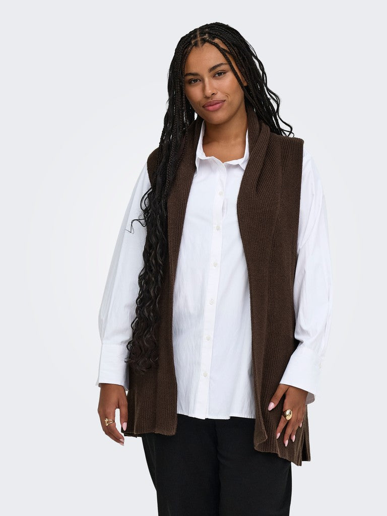 Mouwloos Vest Carkatia Coffe Bean