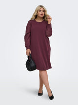 Sweat Midi Dress Cardonna Fig