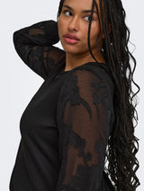 Shirt Caramilla Eleni Jacquard Black