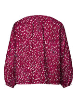 Blouse Carcamille print Rumba Red / Splash