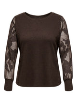 Shirt Caramilla Eleni Jacquard Coffee Bean