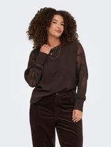 Shirt Caramilla Eleni Jacquard Coffee Bean