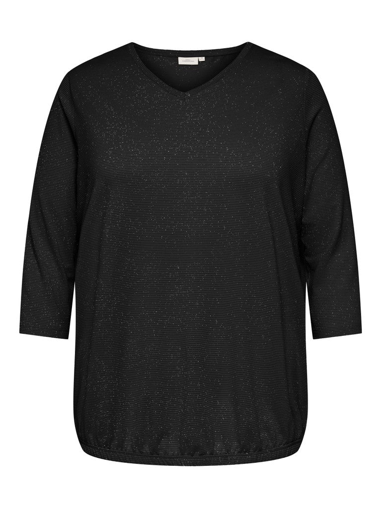 Shirt Carline Glitter Black - Gold