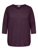 Shirt Carline Glitter Plum Perfect - Gold