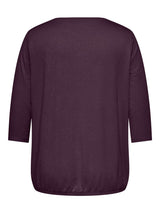 Shirt Carline Glitter Plum Perfect - Gold