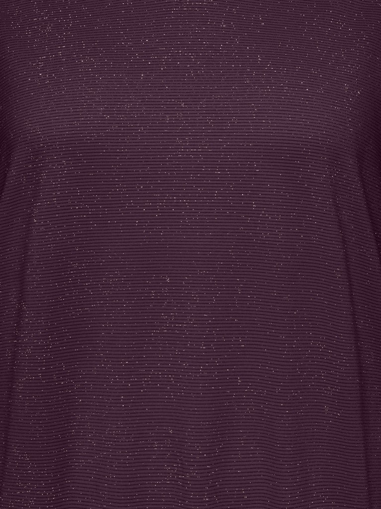 Shirt Carline Glitter Plum Perfect - Gold