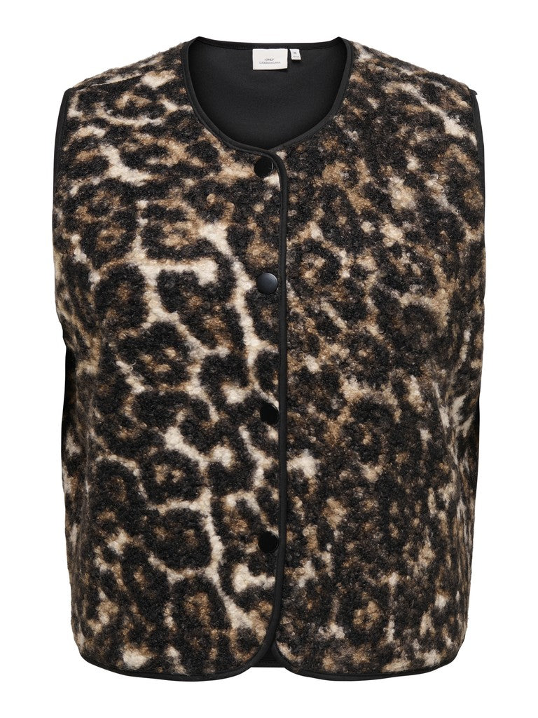 Boucle Gilet Carbelisa leo Camel