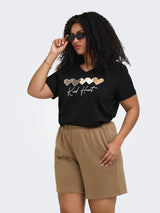 Shirt Carmaebelle Kind Heart Black