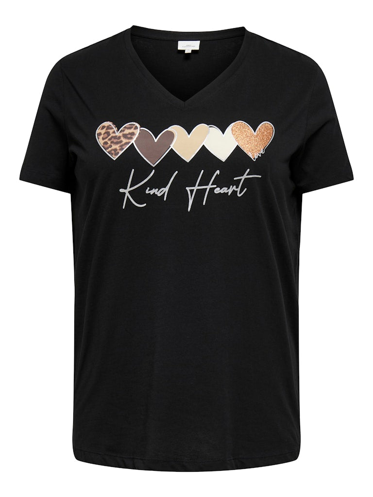 Shirt Carmaebelle Kind Heart Black