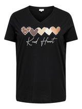 Shirt Carmaebelle Kind Heart Black