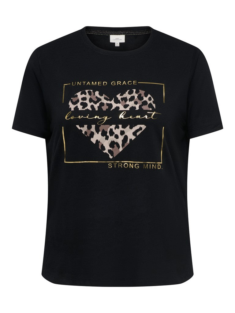 Shirt Carniko Lovong Leo Heart Black