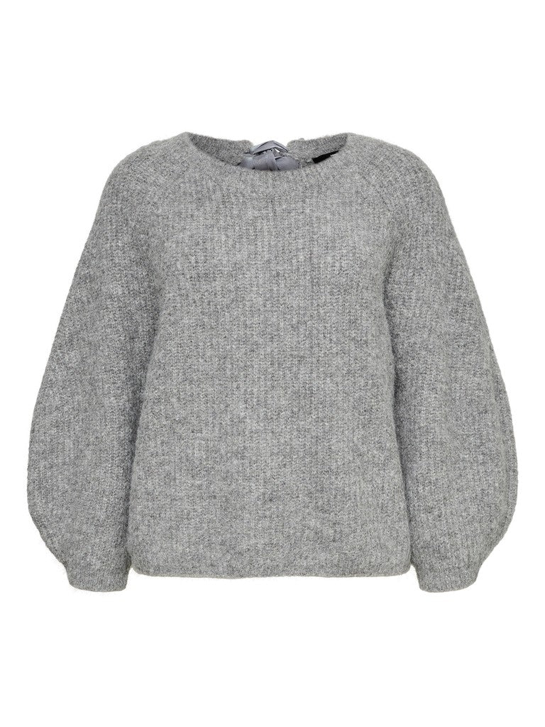 Trui VMC Dacey Bow Medium Grey Melange