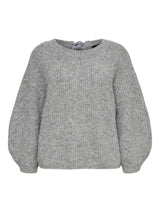 Trui VMC Dacey Bow Medium Grey Melange