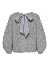 Trui VMC Dacey Bow Medium Grey Melange