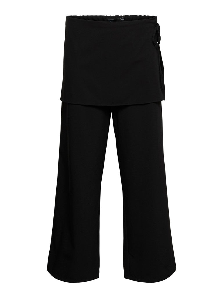 Broek met overslag rokje VMC Inga Black
