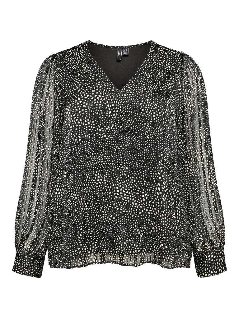 V - Neck Blouse VMC Nabila print Topiaca