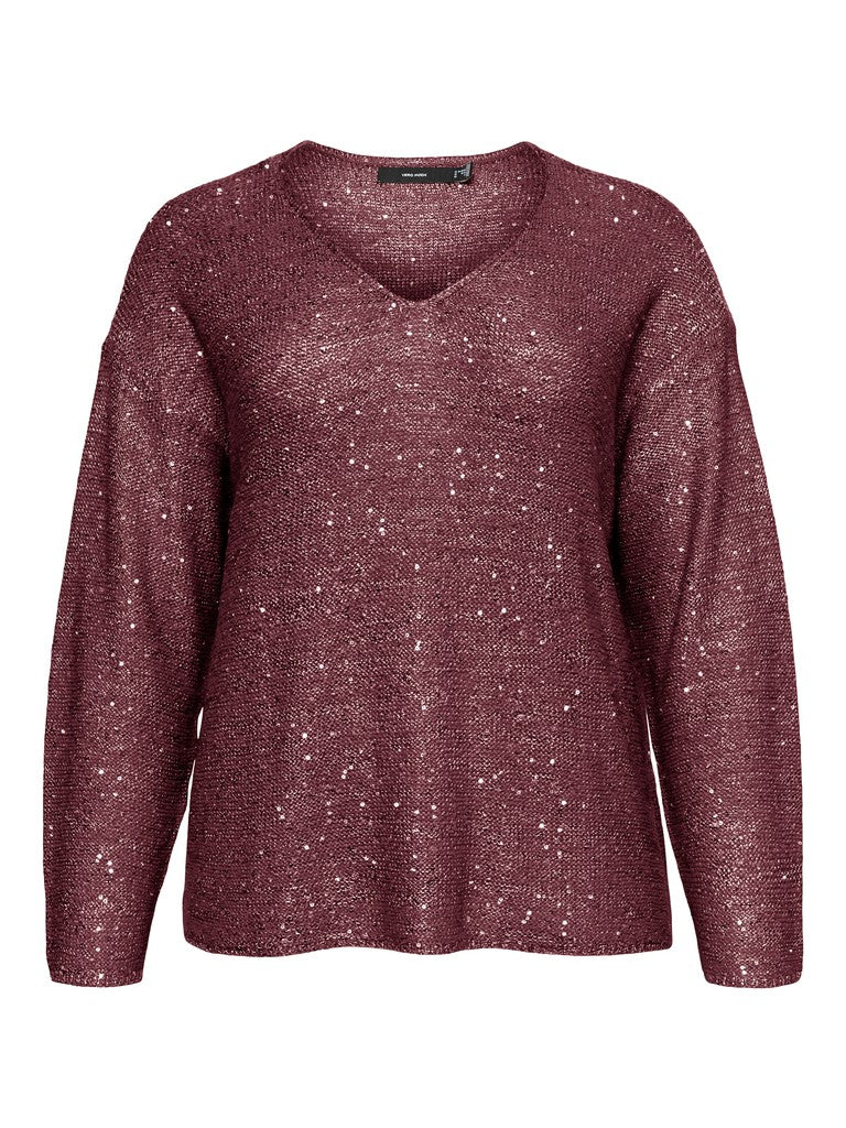 Trui VMC Newleilani Sequins Windsor Wine