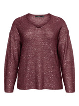 Trui VMC Newleilani Sequins Windsor Wine