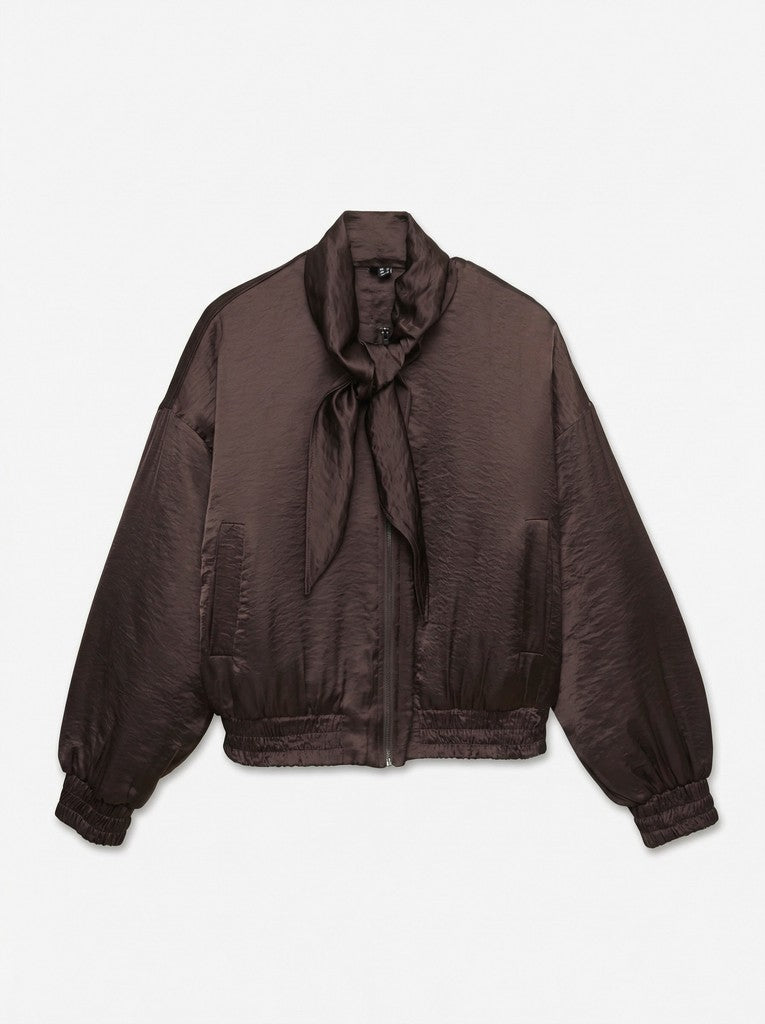 Bomber Jack VMC Penny met sjaal Chocolate Torte