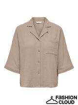 Blouse Carthyra Button Oxford Tan