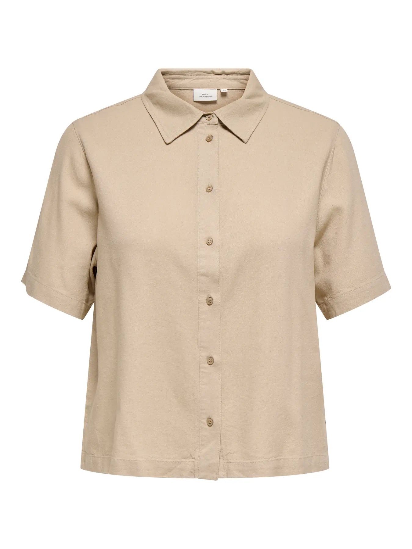 Blouse Korte Mouw Cargoa  Oxford Tan