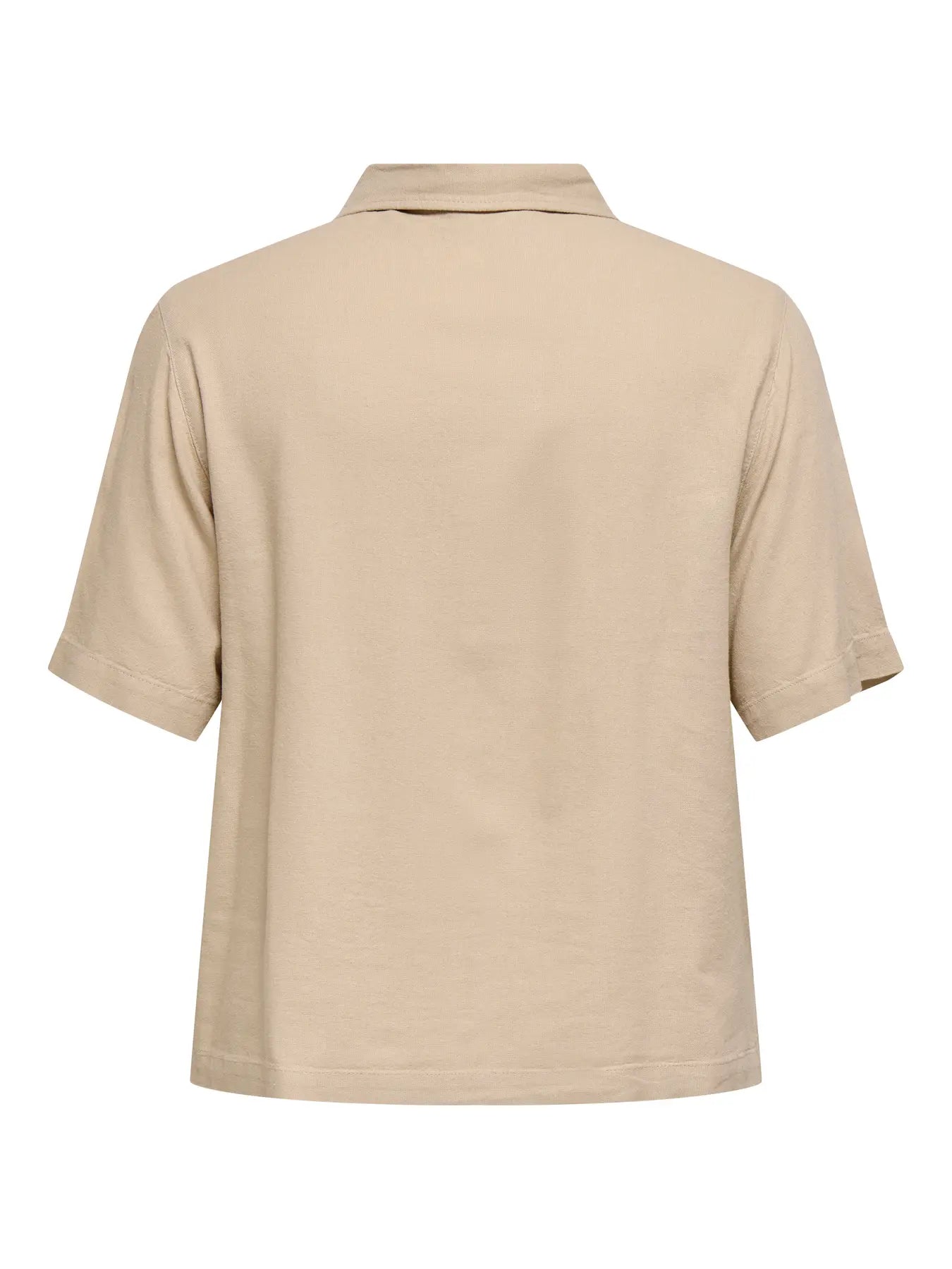 Blouse Korte Mouw Cargoa  Oxford Tan