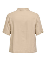 Blouse Korte Mouw Cargoa  Oxford Tan