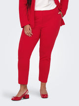 Cigarette Pants Carrena HW Mars Red