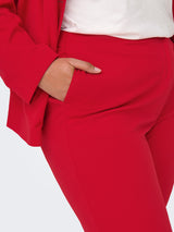 Cigarette Pants Carrena HW Mars Red