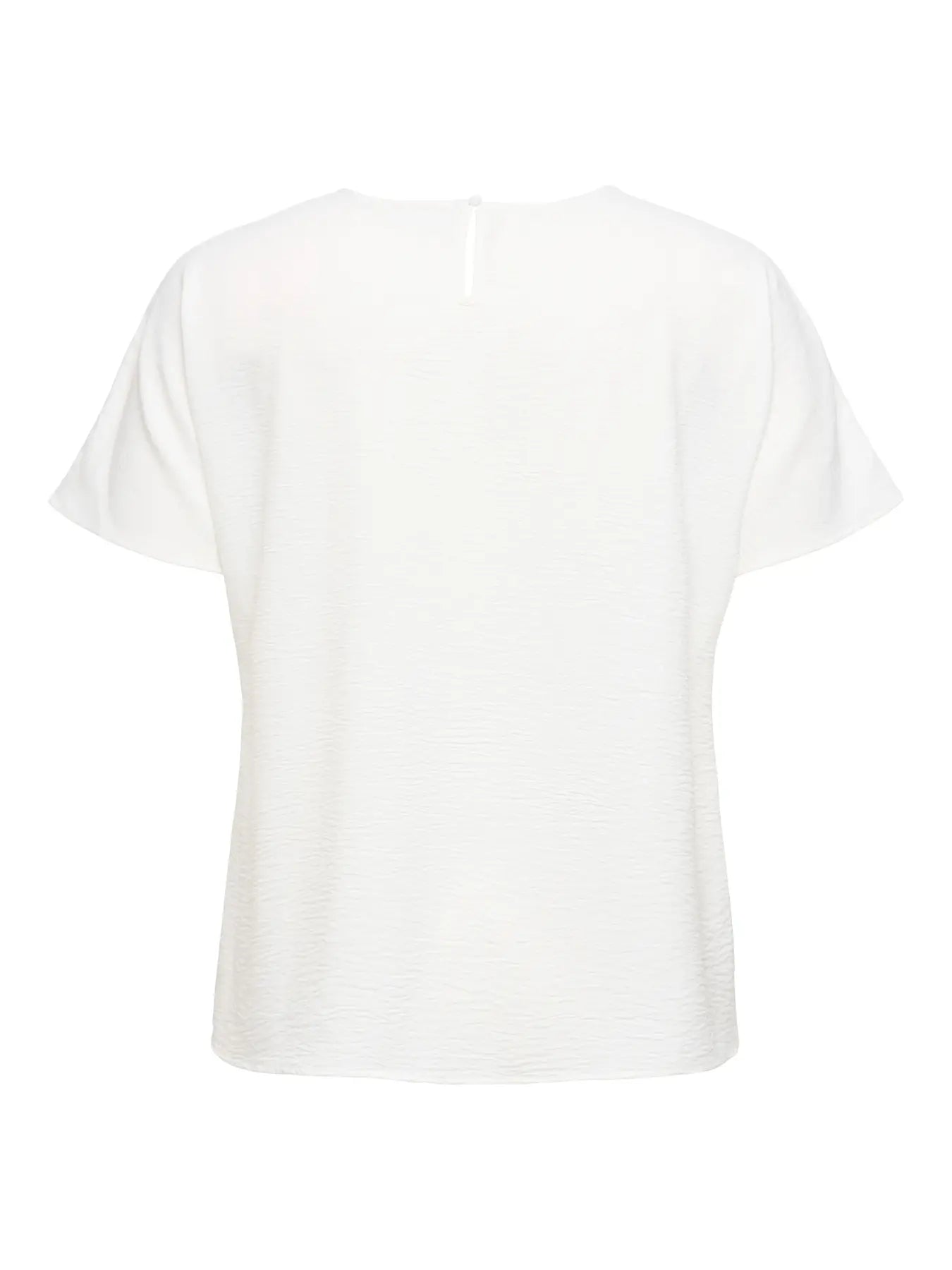 Shirt korte mouw Carmetta V-neck Cloud Dancer