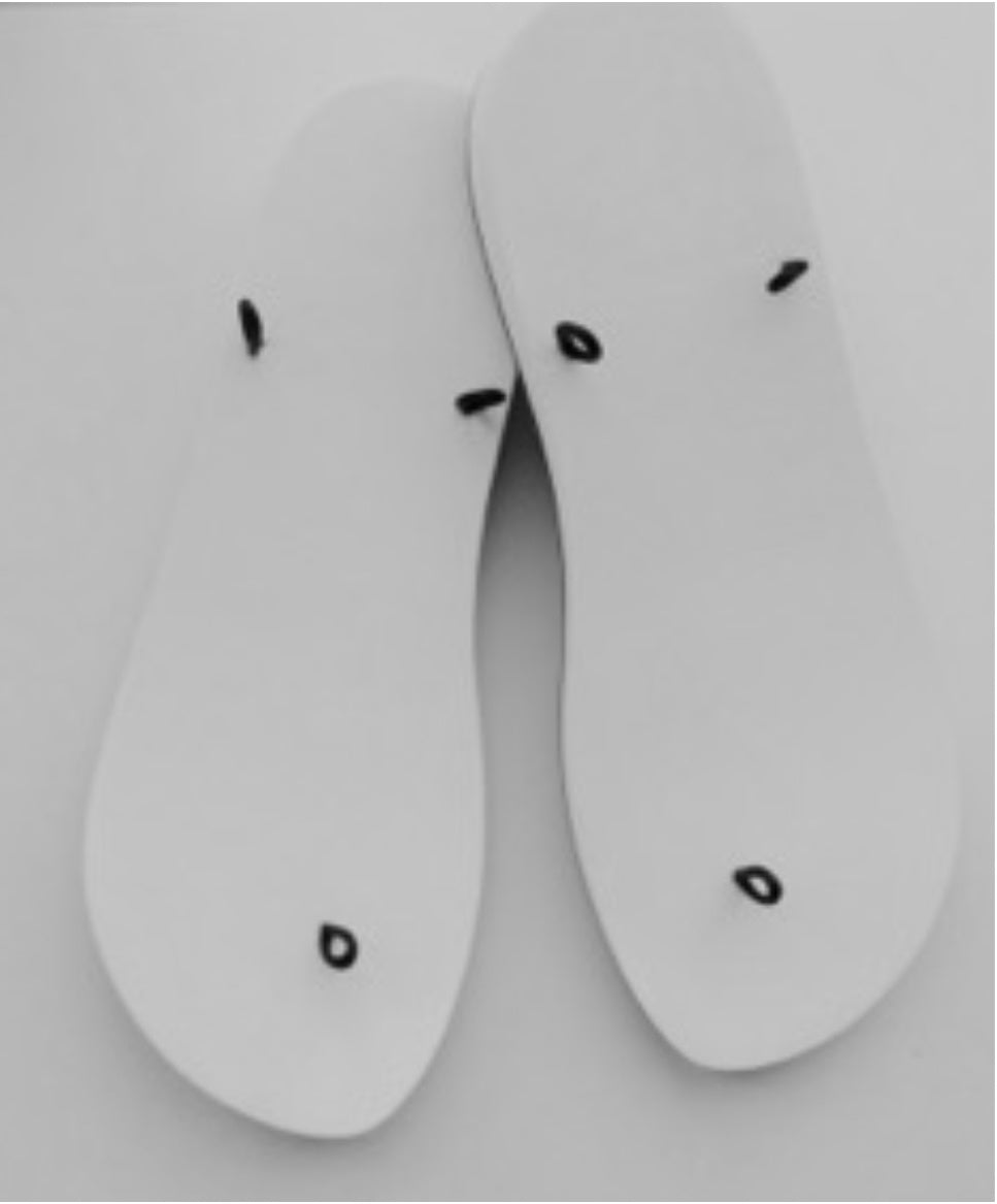 Porelsol Slipper Cunya Basis 3 lus wit