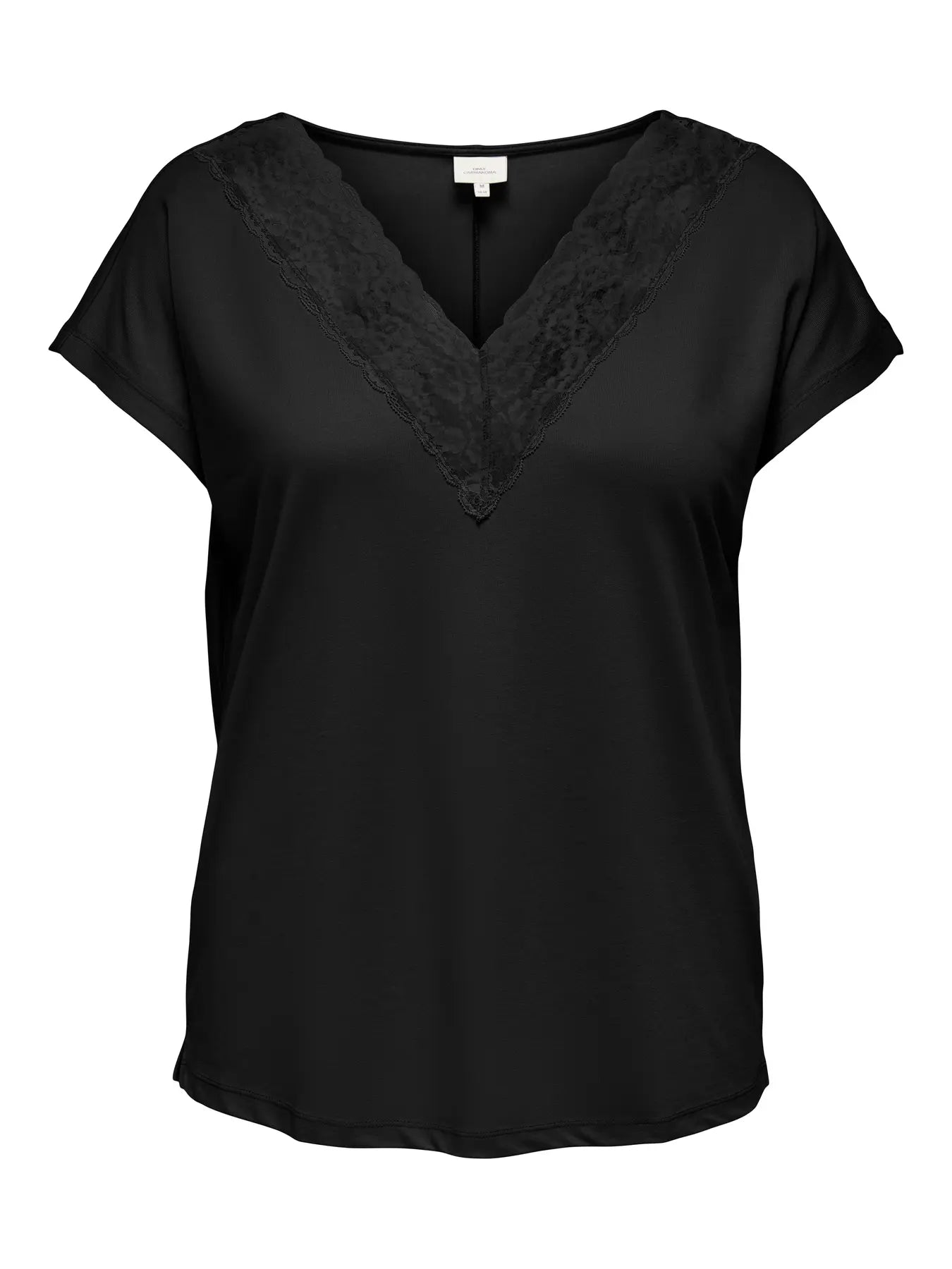 Shirt Carnicky capsleeve black