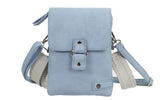 Light blue telefoon- en schoudertasje Keith