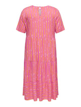 Midi Dress Carmarrakesh print Strawberry Moon