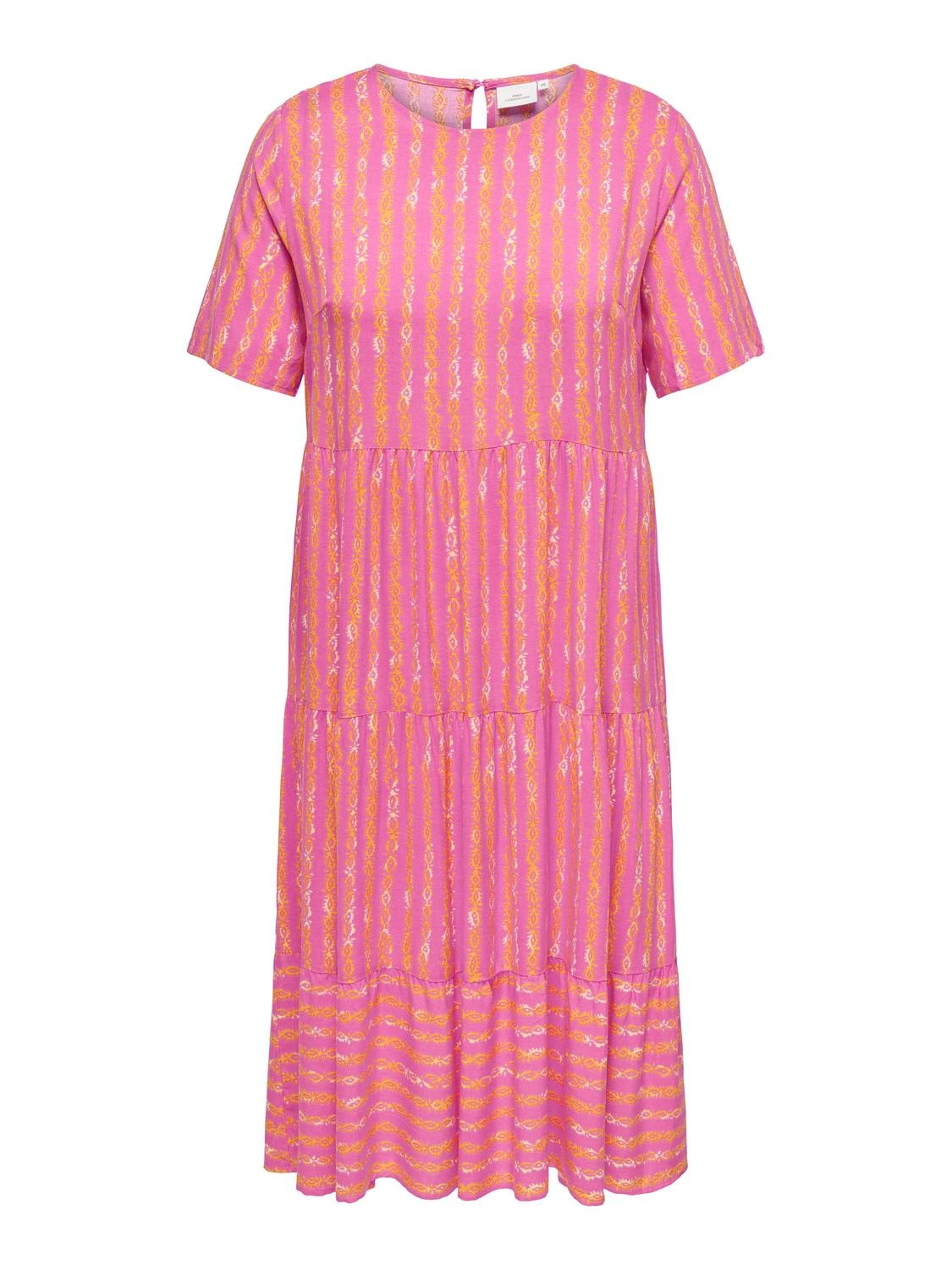 Midi Dress Carmarrakesh print Strawberry Moon