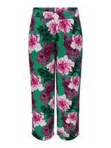 Palazzo Pants Carclea print Sport Flower Deep Mint