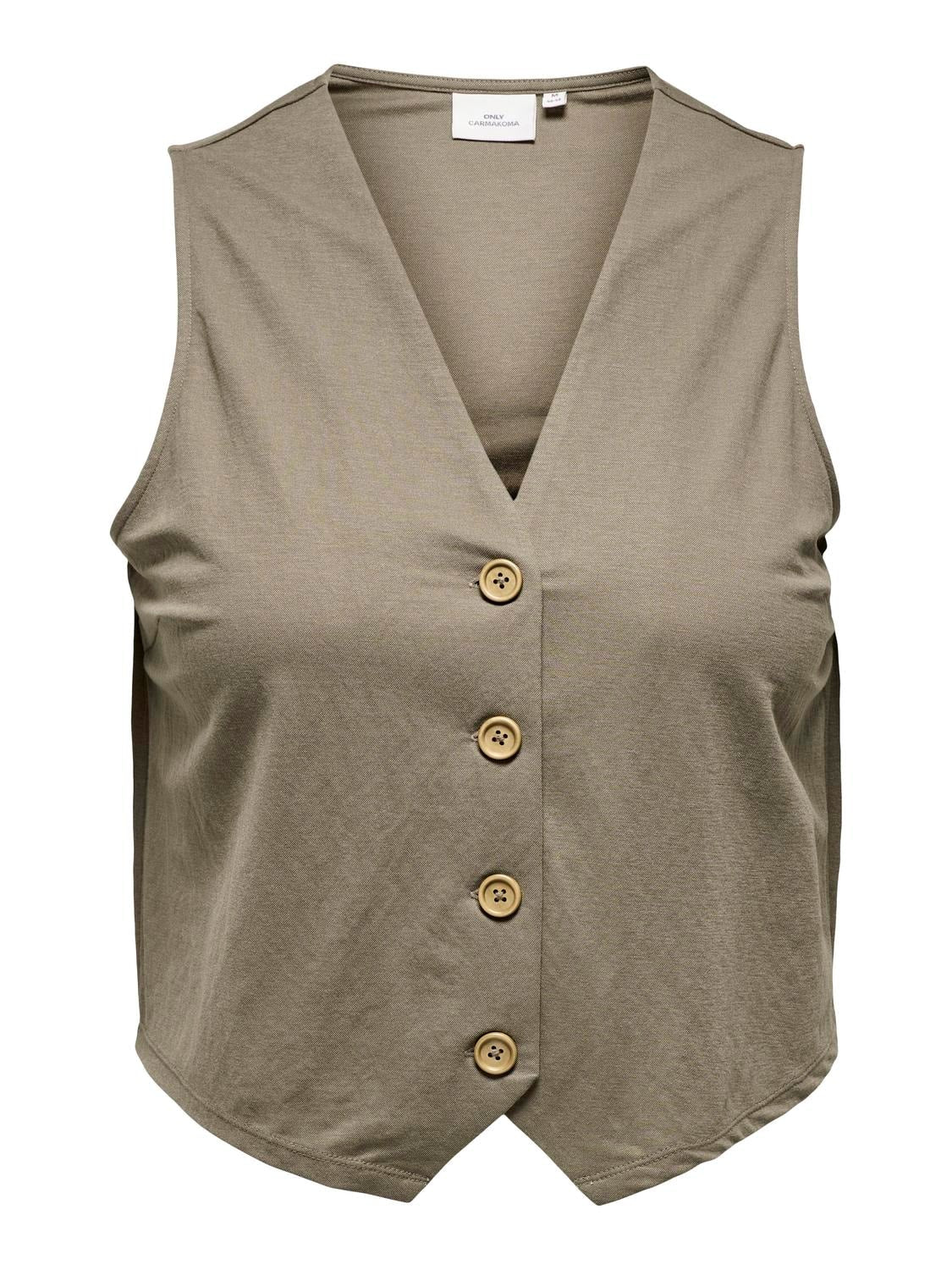Gilet Carjany walnut