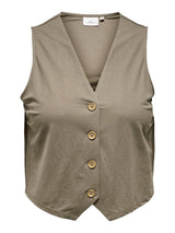 Gilet Carjany walnut