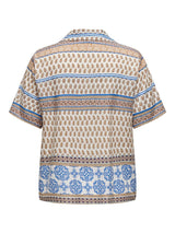 Blouse Carbeth print Port Cloud Dancer