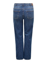Straight Jeans Carwilly HW (tai021) Dark Blue denim LM34