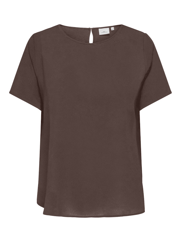Shirt Carvica effen Chocolate Martini