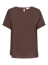 Shirt Carvica effen Chocolate Martini
