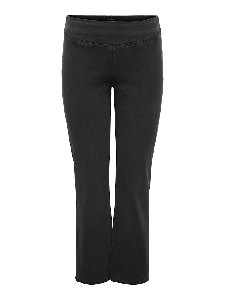 Flared tregging Jeans Carroyal Flared Black washed LM32