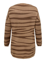 Vest Carfrida print zebra Toasted Coconut