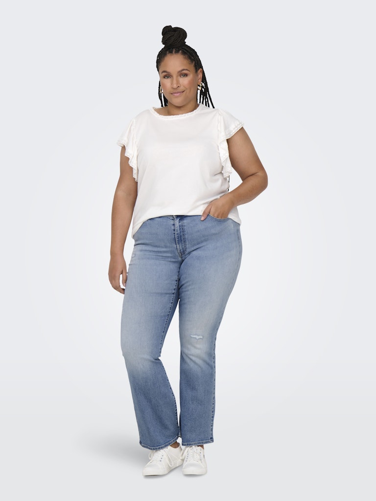 Flared Jeans Carmaya L32 Shape Up Medium Blue Denim