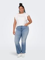 Flared Jeans Carmaya L32 Shape Up Medium Blue Denim