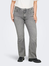 Flared Jeans Carwilly HW (TAI0918) Grey Denim LM 32