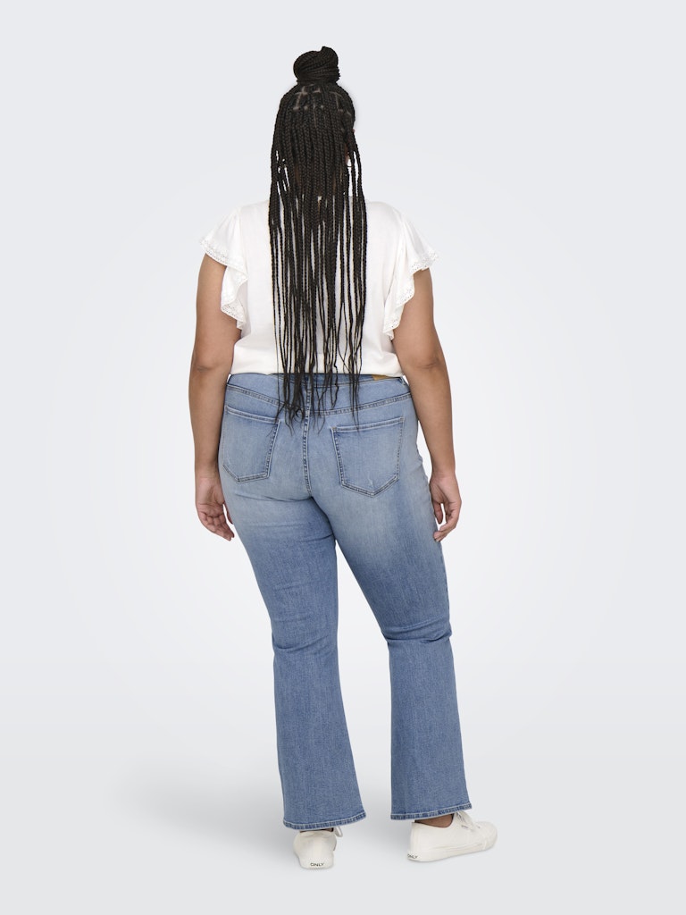 Flared Jeans Carmaya L32 Shape Up Medium Blue Denim