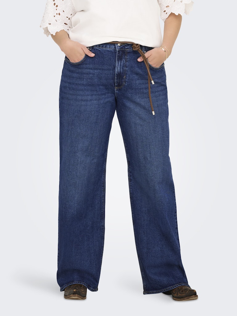 Jeans Carjuicy HW wide leg (REA255) Dark Blue denim LM34