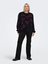 Jeans Carwilly HW Flared (PIM2343) Zwart LM 30